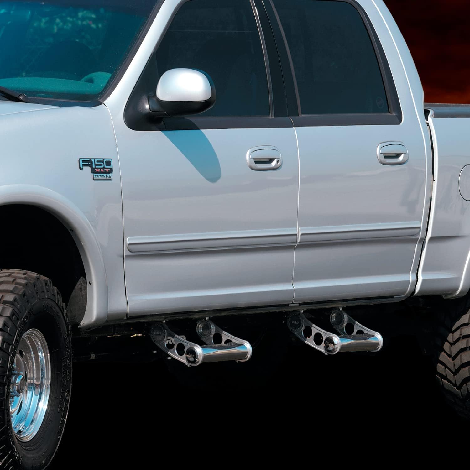 Bully AS-500 Universal Adjustable Stainless Steel Side Step, 3 inch
