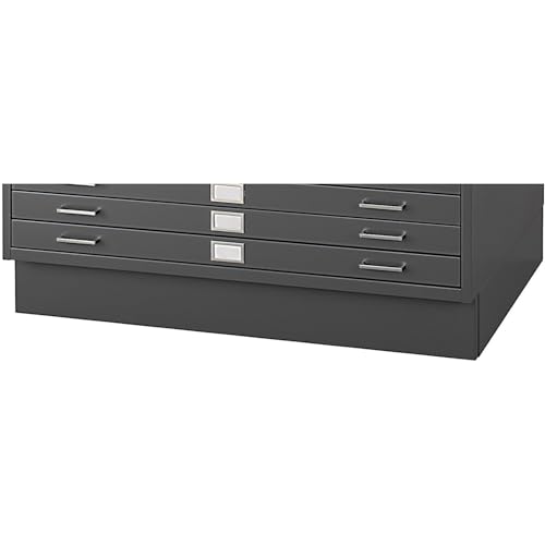 Safco Products 4997WHR Flat File Closed Base for 5-Drawer 4996WHR Flat File, Sold Separately, White