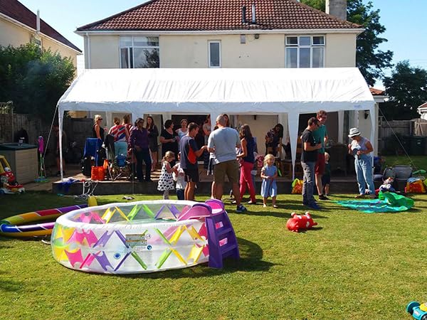 Quictent 20x20 Party Tent Heavy Duty Outdoor Canopy Tent Carport Wedding Event Shelter BBQ Wedding Tents for Parties with Storage Bags(Mesh)