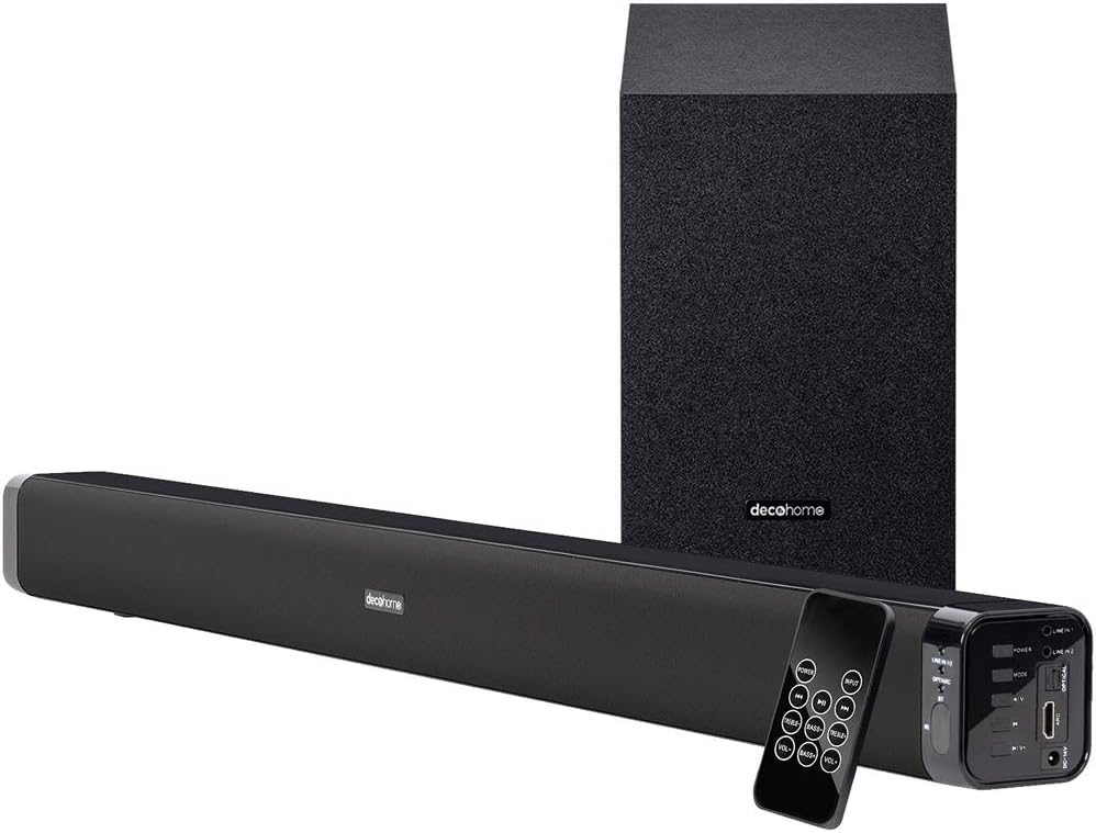 LG 75UP7070PUD 75 Inch LED 4K UHD Smart webOS TV (2021 Model) Bundle with Deco Gear Home Theatre Soundbar with Subwoofer, Wall Mount Accessory Kit, 6FT 4K HDMI 2.0 Cables and More