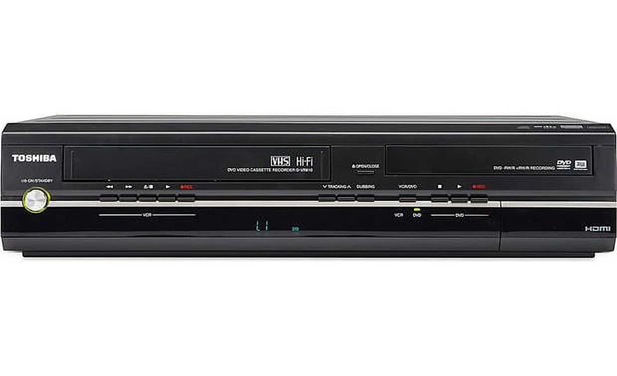 Toshiba D-VR610 (NEW) DVD recorder/HiFi VCR combo with HDMI output and 1080p upconversion