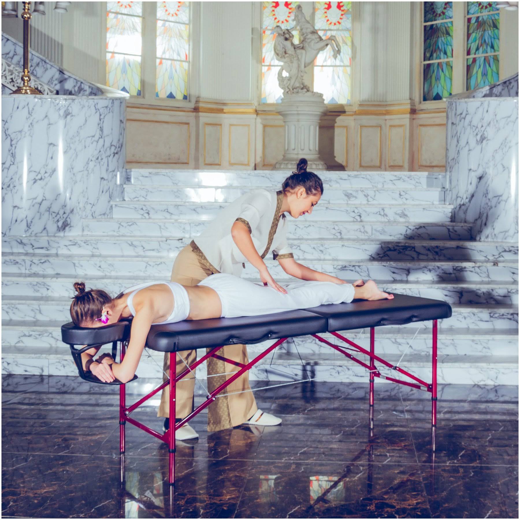 Master Massage Zephyr Lightweight Portable Table Package, Black
