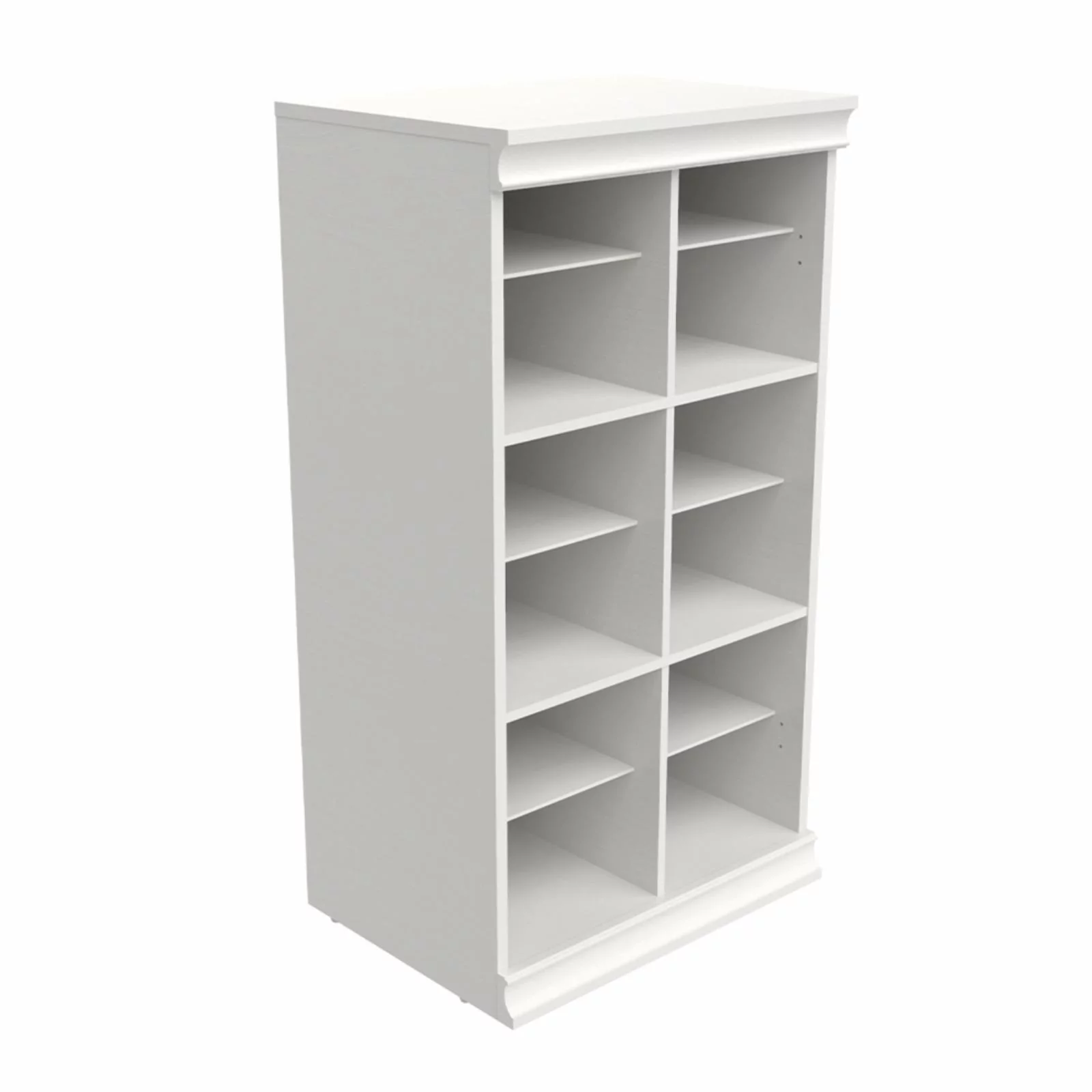 ClosetMaid Modular Closet Stackable Divided Shelf Unit