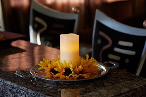 Best Realistic Flickering Real Wax Pillar Candles - Flameless Battery Operated LED Candles with Remote - Perfect Long Lasting SE