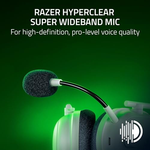 Razer BlackShark V2 Pro Wireless Xbox Gaming Headset: 50mm Drivers - Super Wideband Mic - Noise Isolating Earcups - for Xbox, PS5, Nintendo Switch 2, PC, Mac - Bluetooth, USB-C - 70hr Battery - Black