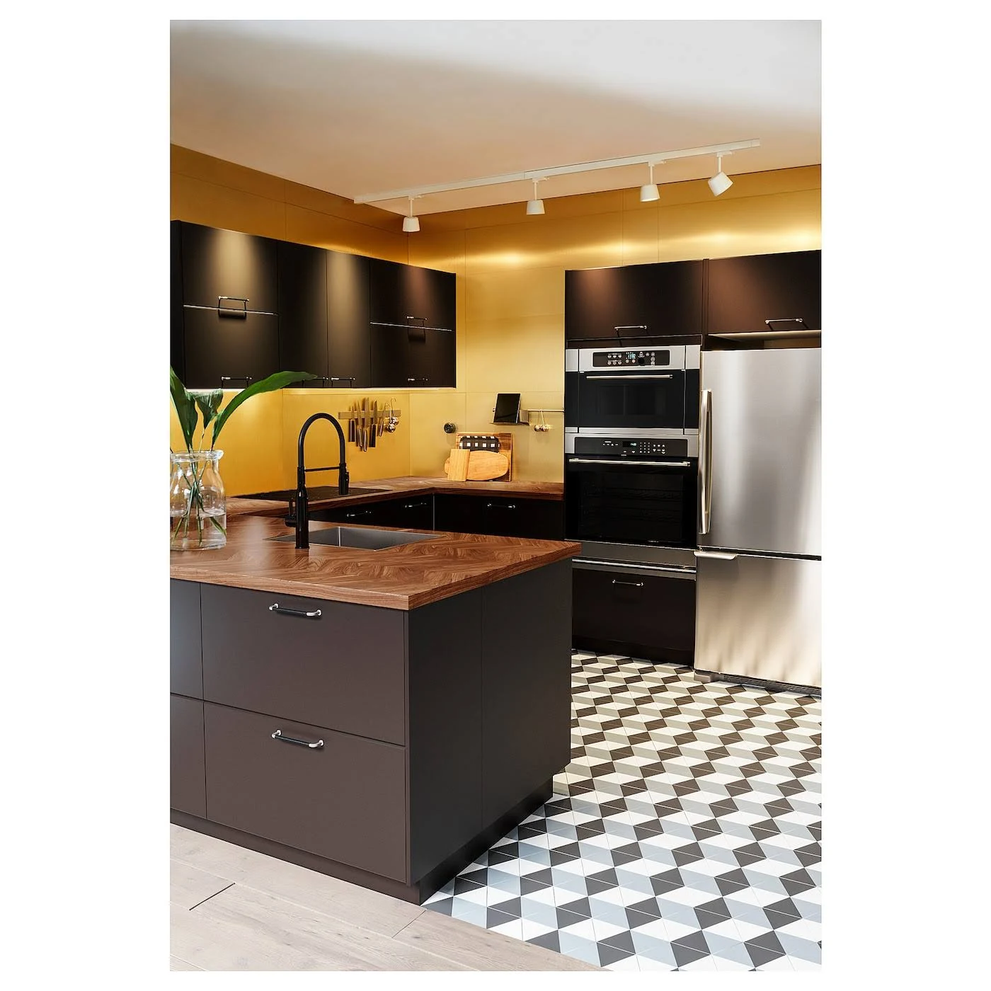 IKEA - BARKABODA Countertop, Walnut/veneer, 74x1 1/2 10331472