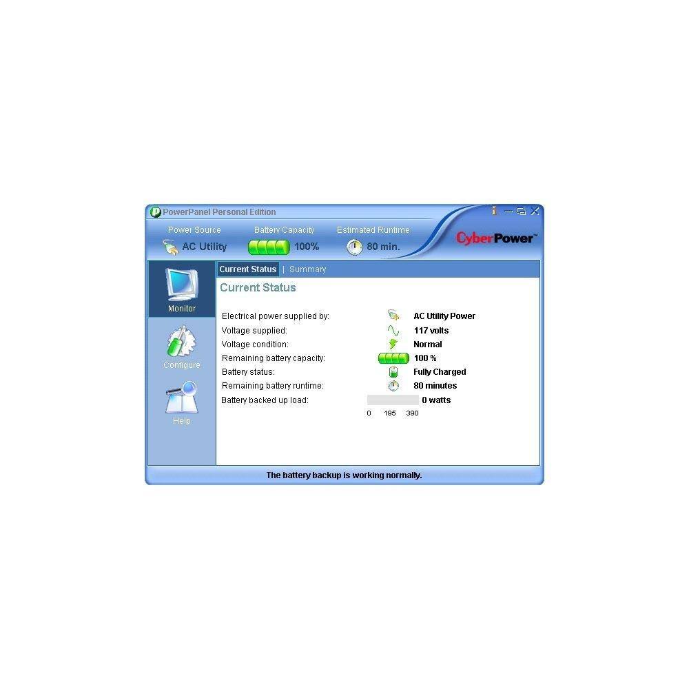 CyberPower Ecologic Series EC850LCD UPS - 510W - 850 VA