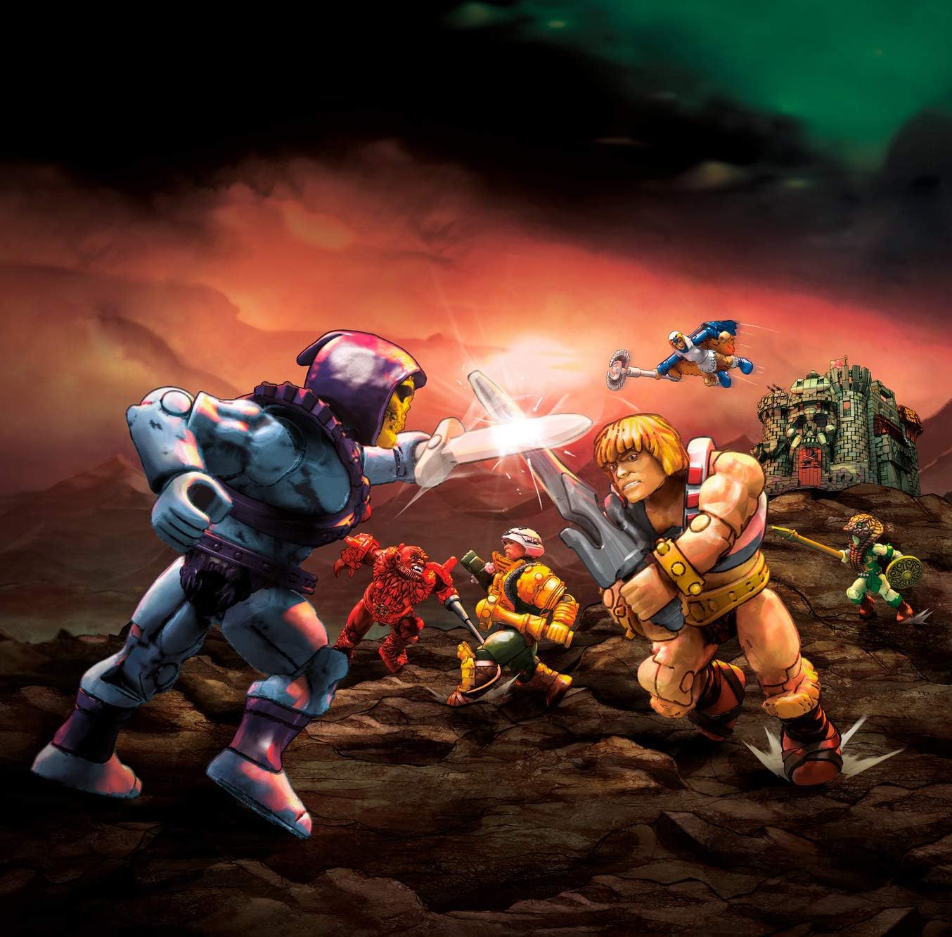​MEGA Masters of the Universe Castle Grayskull MOTU Construction Set, Building Toys for Boys [Amazon Exclusive]