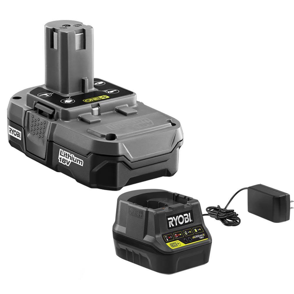 Ryobi P2910 ONE+ 18-Volt Lithium-Ion Cordless Grass Shear and Shrubber Trimmer