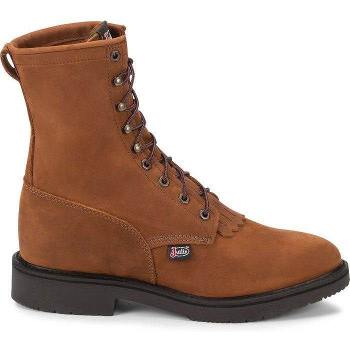 Justin Men鈥檚 Conductor 8鈥?Made in USA Work Boot 鈥?Hazel 鈥?760