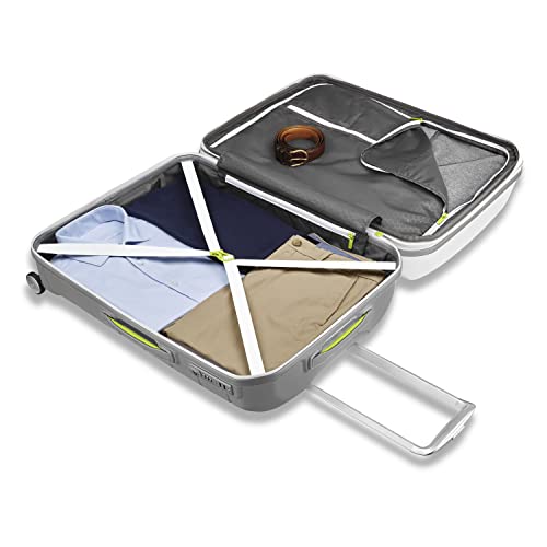 Samsonite Freeform 21-Inch Hardside Carry-On Luggage - Hardshell Carry-On Suitcase - TSA, Airline-Approved - Expandable Hard Shell, Smooth Rolling Spinner Wheels for Lightweight Travel - Navy