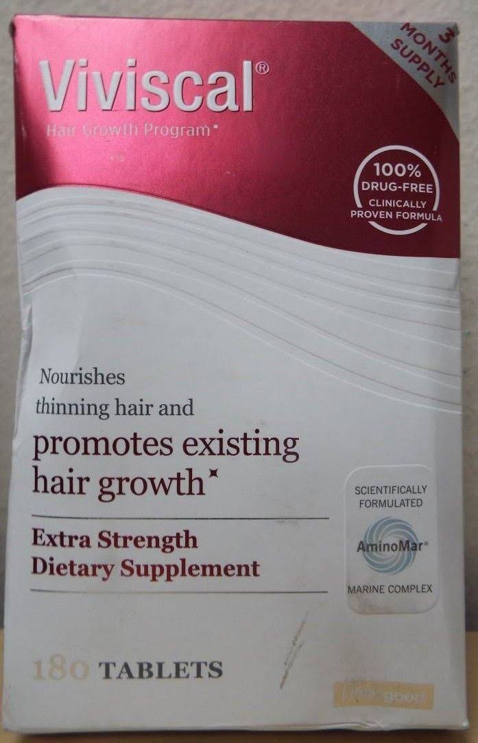 Viviscal Maximum Strength Hair Growth Program Value Pack - 180 tablets