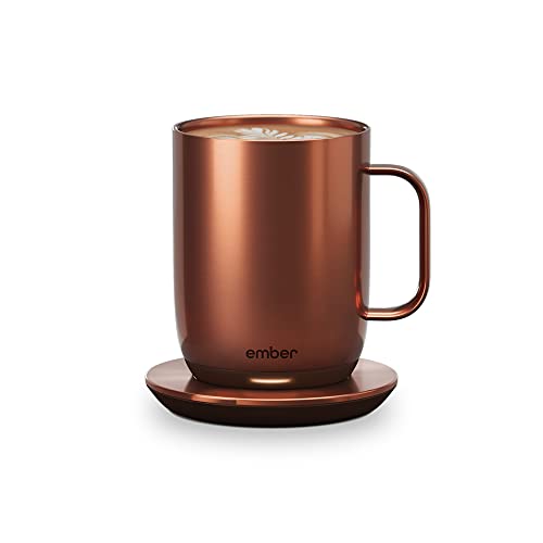 Ember Temperature Control Smart Mug 2, 14 Oz, App-Controlled Heated Coffee Mug with 80 Min Battery Life and Improved Design, Black
