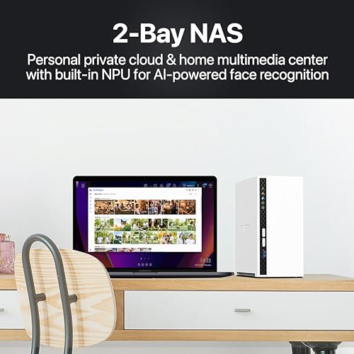 QNAP 4 Bay NAS with 12TB Storage Capacity, Preconfigured RAID 5 Seagate IronWolf Drives Bundle, 2.5GbE Ports (TS-433-4G-44ST-US)