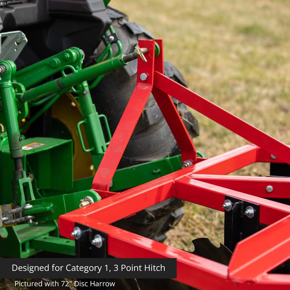 Titan Attachments Notched Disc Harrow 5 ft. 3 Point Category 1