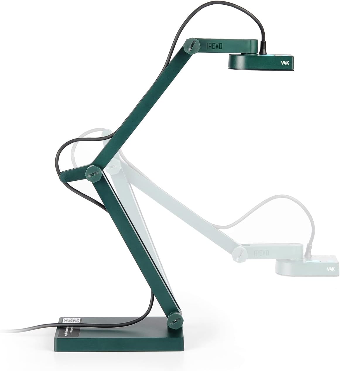 IPEVO V4K Ultra High Definition 8MP USB Document Camera — Mac OS, Windows, Chromebook Compatible for Live Demo, Web Conferencing, Distance Learning, Remote Teaching