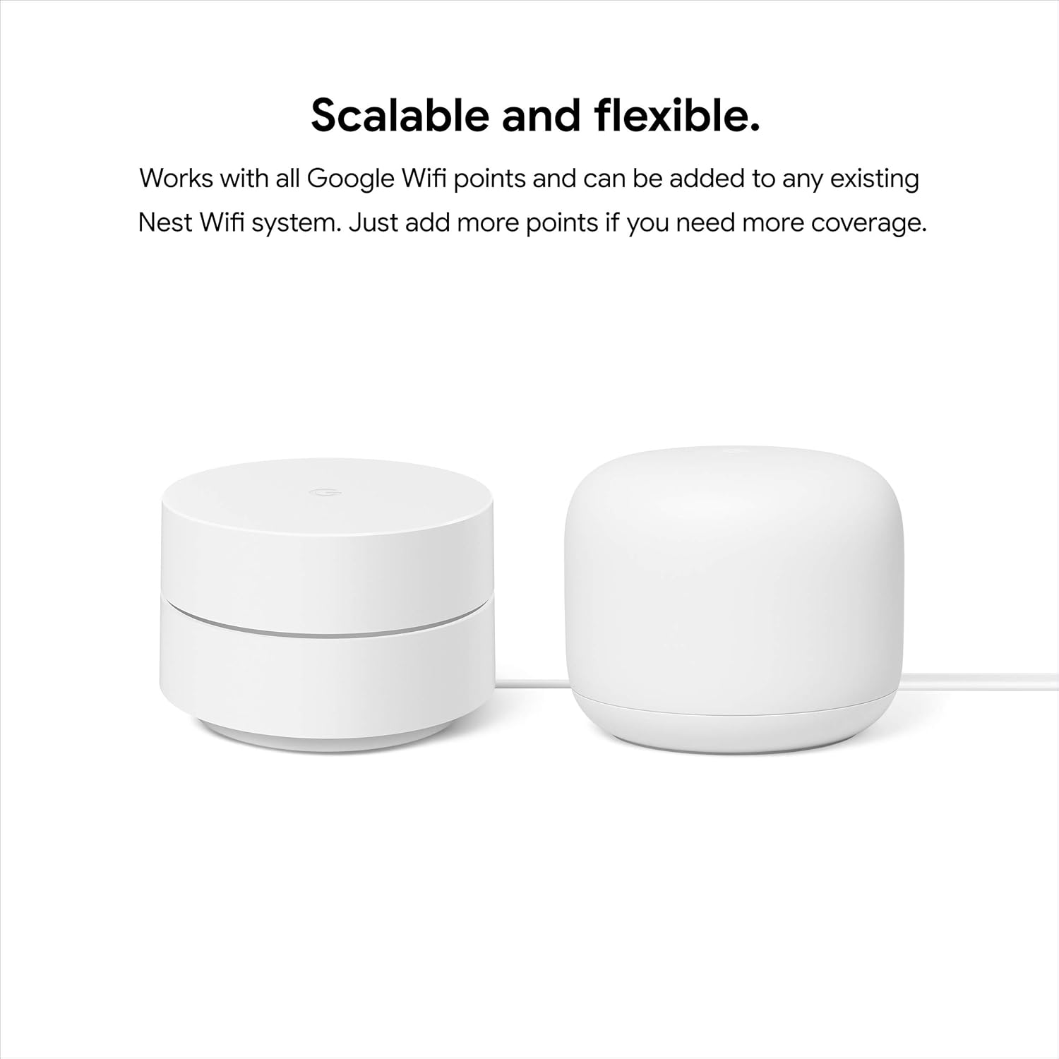 Google Wifi - AC1200 - Mesh WiFi System - Wifi Router - 4500 Sq Ft Coverage&nbsp;- 3 pack