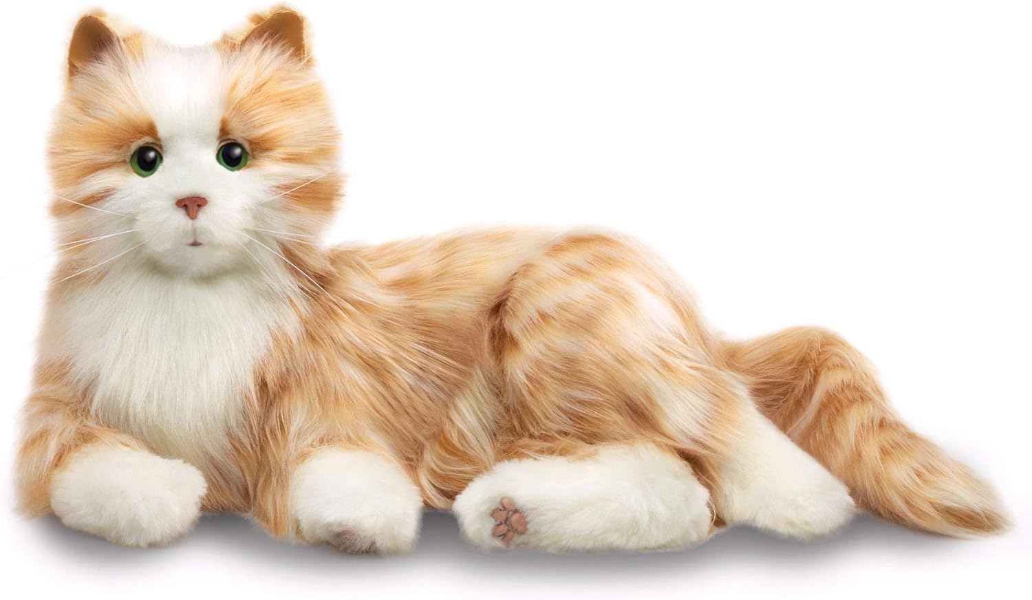 JOY FOR ALL - Silver Cat with White Mitts - Interactive Companion Pets - Realistic & Lifelike