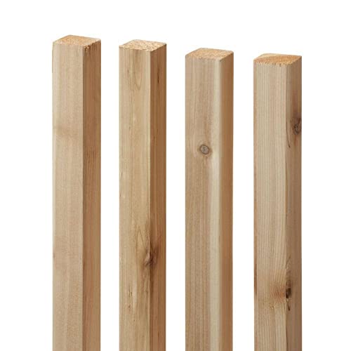 ProWood 6 ft. Cedar Routed Stair Rail Kit with SE Balusters