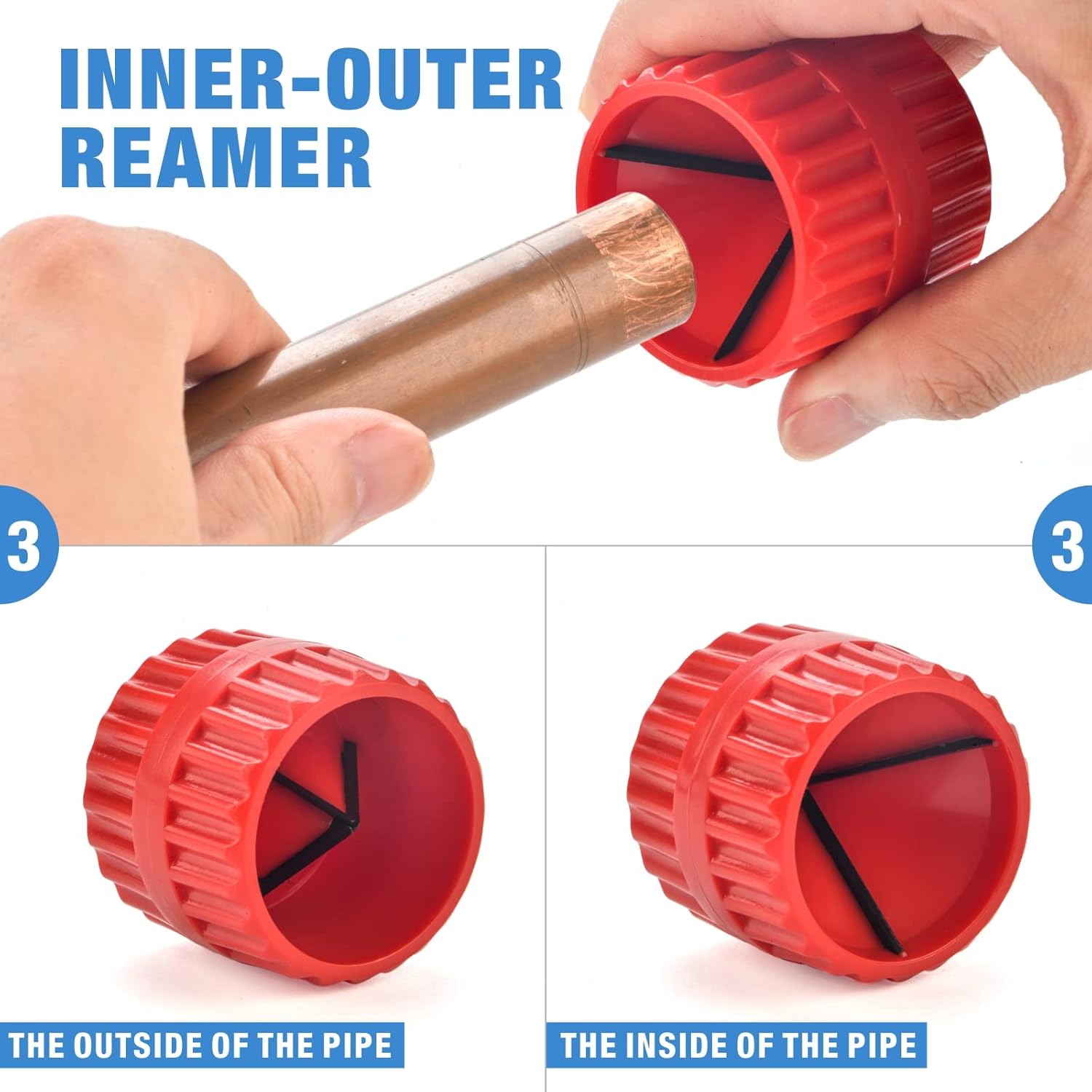 iCrimp Hydraulic Copper Tubing Press Tool Kit for 1/2-in, 3/4-in, 1-in Propress Copper Fittings, Copper Tubing Cutter & Chamfer Tool Included