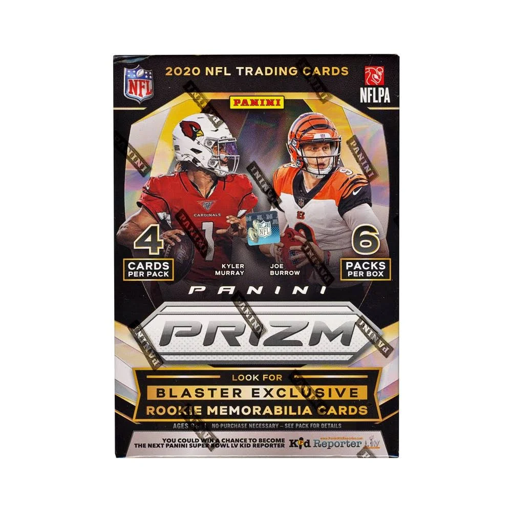 2020 Panini Prizm Football 6 Pack Blaster Box - Disco Prizms