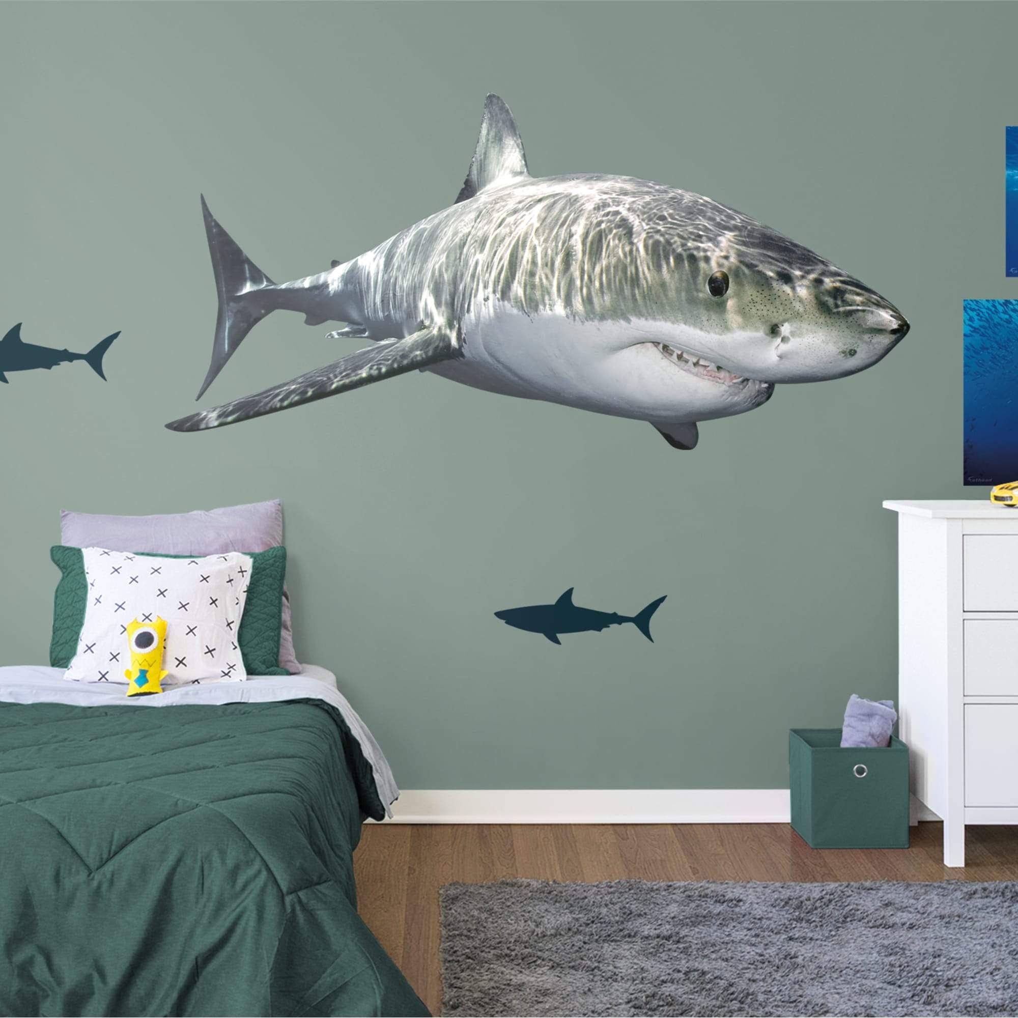 Fathead Great White Shark Wall Decal