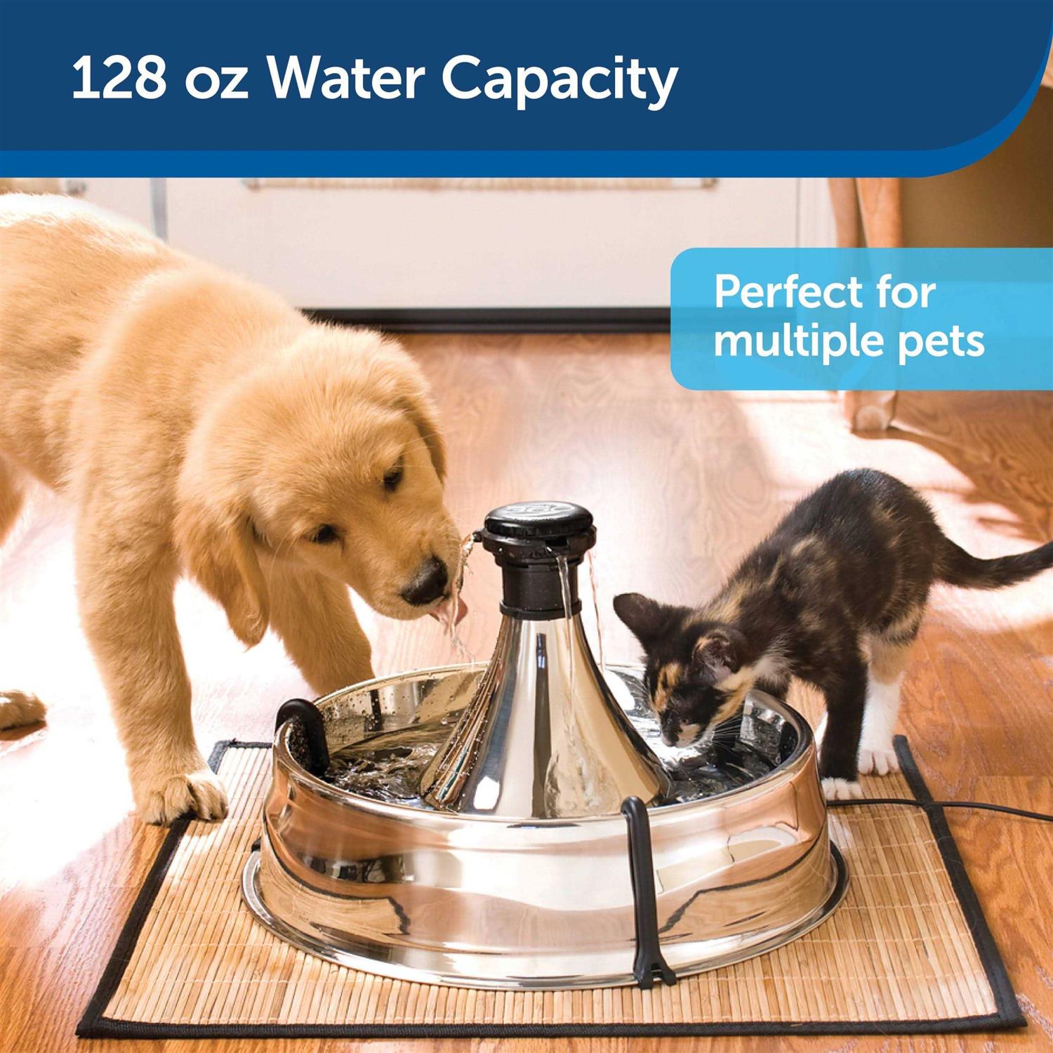 Drinkwell 360 Pet Fountain Stainless Steel PetSafe - Pet Supplies online store