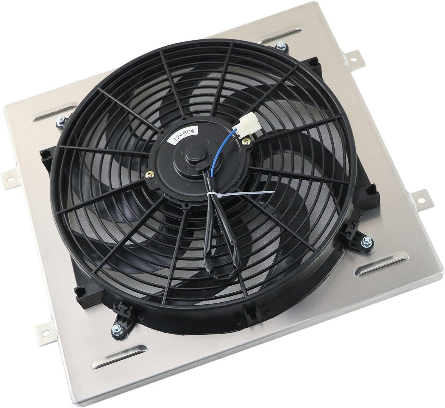 RadRace Aluminum Radiator Shroud 14" Fan for 1964 1965 1966 64 65 66 Ford Mustang Falcon Comet V8