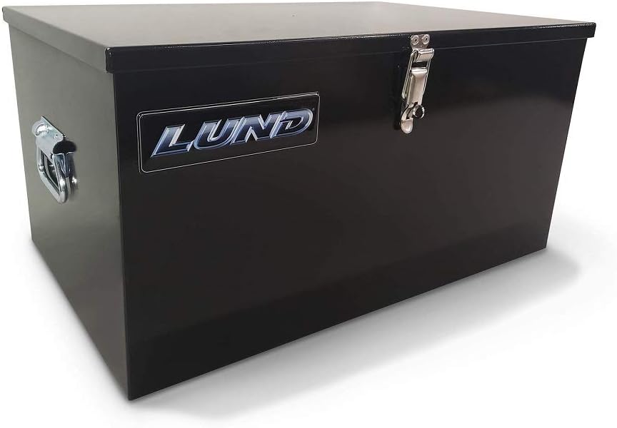 Lund 78024T 24-Inch 22-Gauge Steel Job Site Box, Black