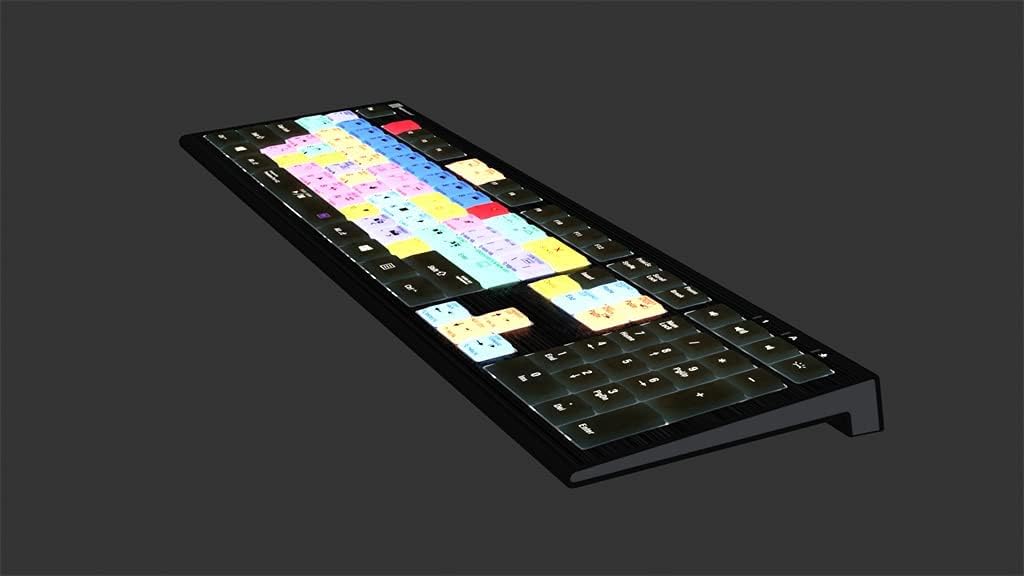 Logickeyboard Designed for Premiere Pro CC Compatible with Windows 7-11- ASTRA 2 Backlit Keyboard # LKB-PPROCC-A2PC-US