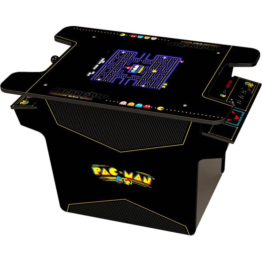 Arcade1Up - Black Series Pac-Man Head-to-Head Gaming Table