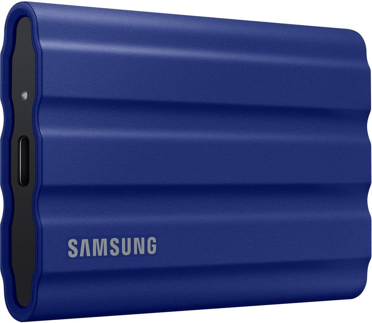 Samsung T7 Shield 2TB USB 3.2 Gen 2 Type-C Portable External SSD, Blue, with HD-2 Drive Case