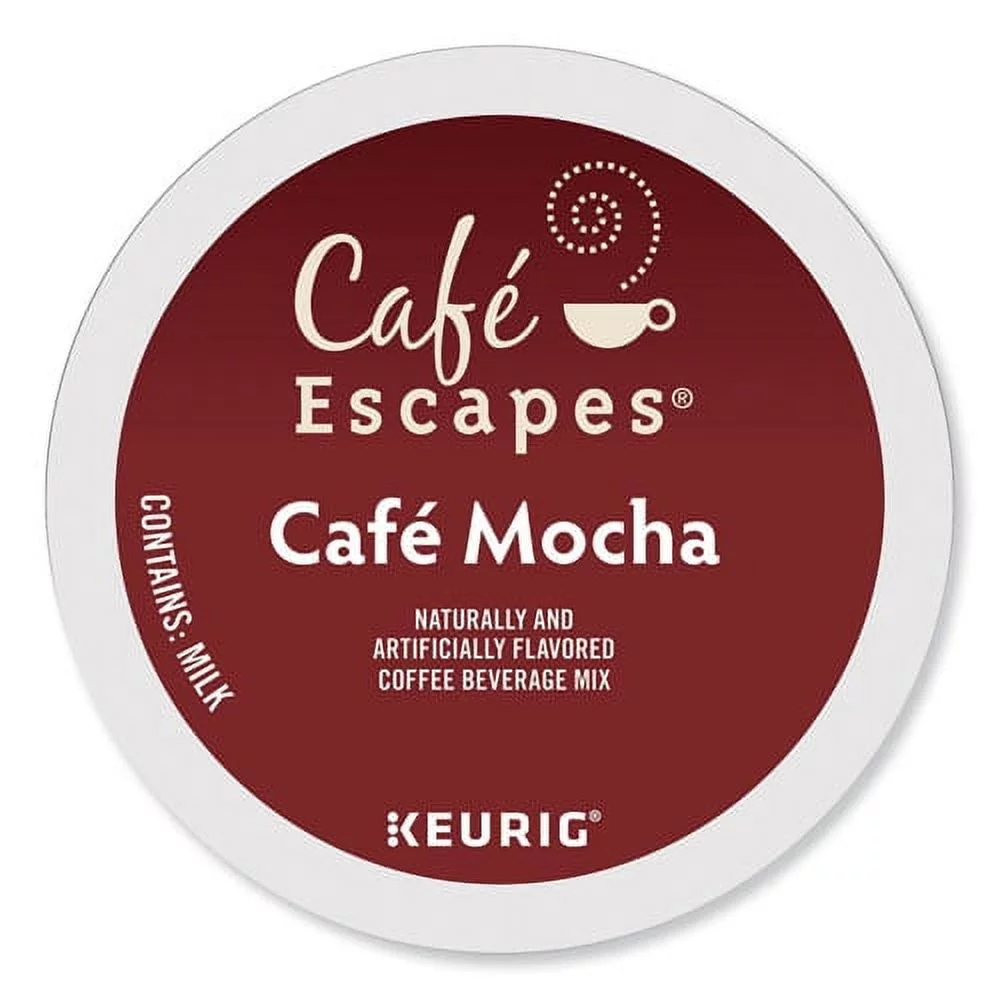 "Cafe Escapes Mocha K-Cups, 24/box | Bundle of 2 Boxes"