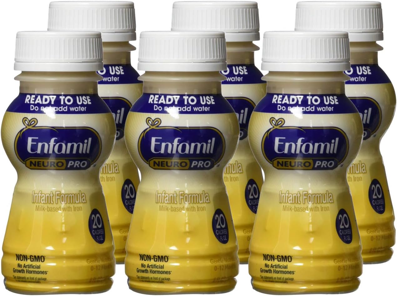 Enfamil NeuroPro Enfamil Neuropro Infant Baby Formula, Ready to Use Liquid 6 Fl Ounce (6 Bottles), 36 Fl Ounce