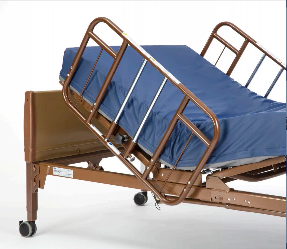 Invacare Clamp-On Half-Length Rails for Homecare Beds, 1 Pair of Bed Rails, 6630DS