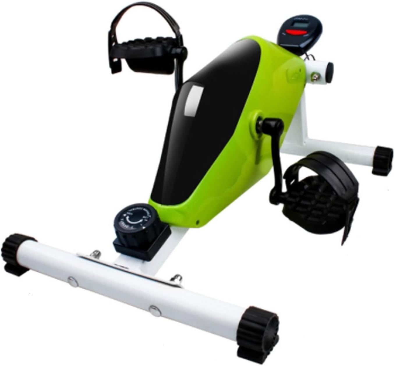 Exercise Bike Magnetic Under Desk Bike Pedal Exerciser, Mini Exercise Bike Desk Cycle, Arm Leg Exerciser for Physical Therapy Desk Exercise, Rehabilitation Training Equipment for the Elderly Under Des