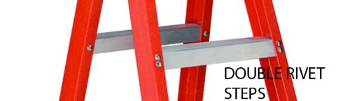 Louisville Ladder FM1503 Twin Front Stepladder, 3-Feet, Orange