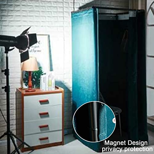 YUYI Clothing Store Fitting Room, Portable Simple Changing Room with Shading Curtain, Foldable Privacy Protection Dressing Room for Fashion Photoshoots Private Space, 5 Colour Stable Durable (Color