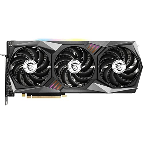 MSI Gaming GeForce RTX 3080 Ti Gaming X Trio 12G Computer Gaming Graphics Card 12GB GDRR6X 320-Bit HDMI/DP Nvlink Torx Fan 3 Ampere Architecture OC, NVIDIA GPU Video Cards for Gaming PC (Renewed)