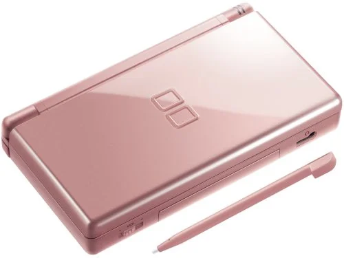 Restored Nintendo DS Lite Metallic Rose with Super Mario Bros and Mario Kart Games (Refurbished)