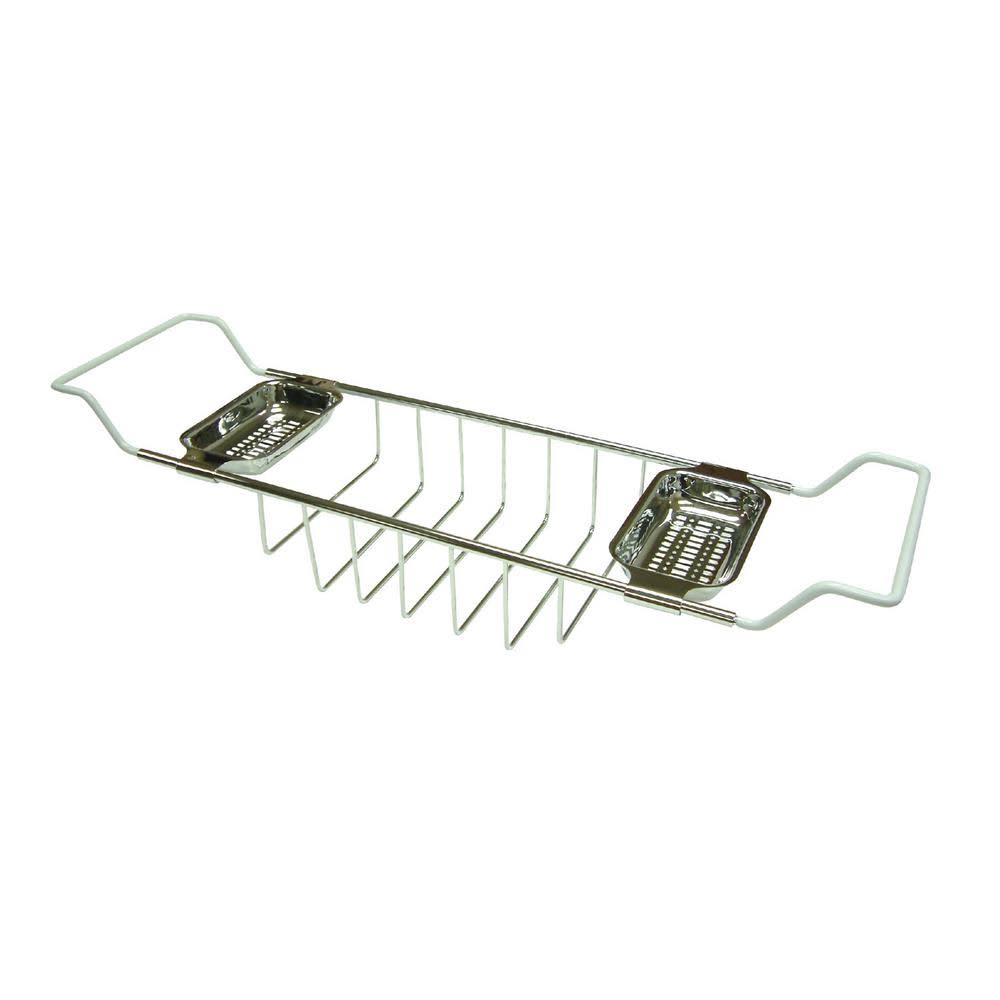 Kingston Brass Claw Foot Bathtub Caddy in Polished Chrome