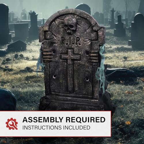 Haunted Hill Farm Life-Size 2.9-Ft Animatronic Gravely Granny by Tekky Halloween Decoration with Motion-Activated Sounds