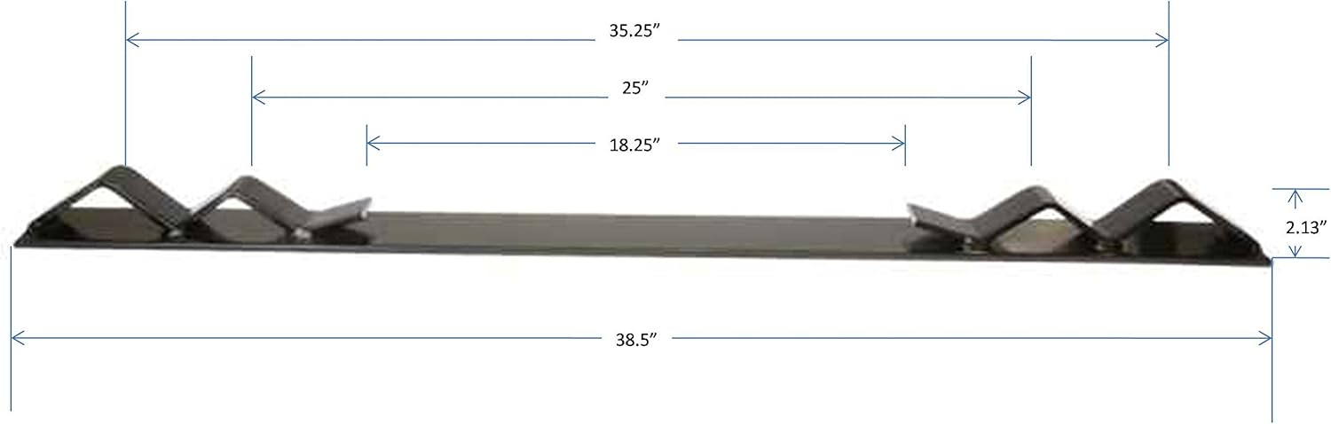 Mytee Products (4 Pack Heavy Duty Coil Rack, 33" Long Flatbed Trailer Steel Coils