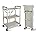 Olympia Tools 85-188 Pack-N-Roll Folding Collapsible Service Cart, Black, 50 Lb. Load Capacity per Shelf