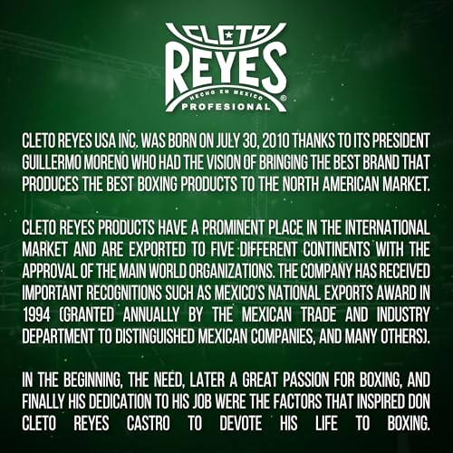 CLETO REYES Training Boxing Gloves with Hook and Loop Closure for Sparring and Heavy Punching Bags, Men and Women, MMA, Kickboxing, Muay Thai