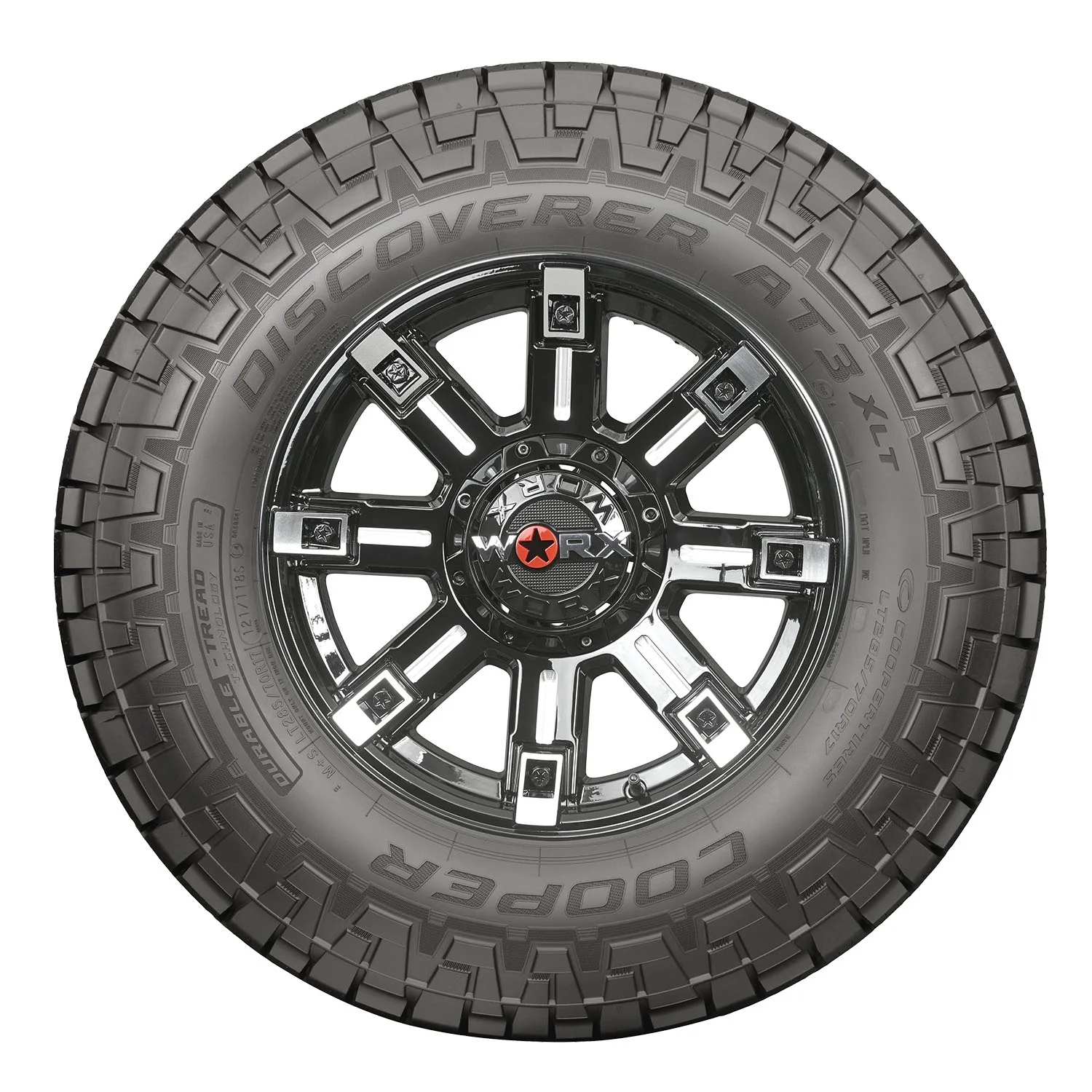 Set of 4 Cooper Discoverer AT3 XLT LT35X12.50R18 128R F Tires