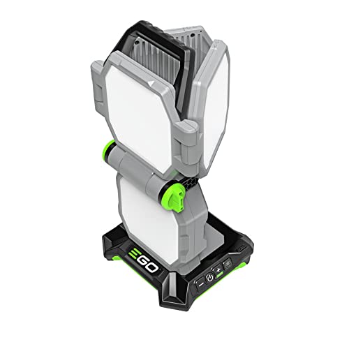 EGO LT1000 56-Volt Lithium-ion Cordless Portable Area Light with Opaque Diffuser, 5 Brightness Settings, Up to 10,000 Lumens, Battery and Charger not Included, Gray
