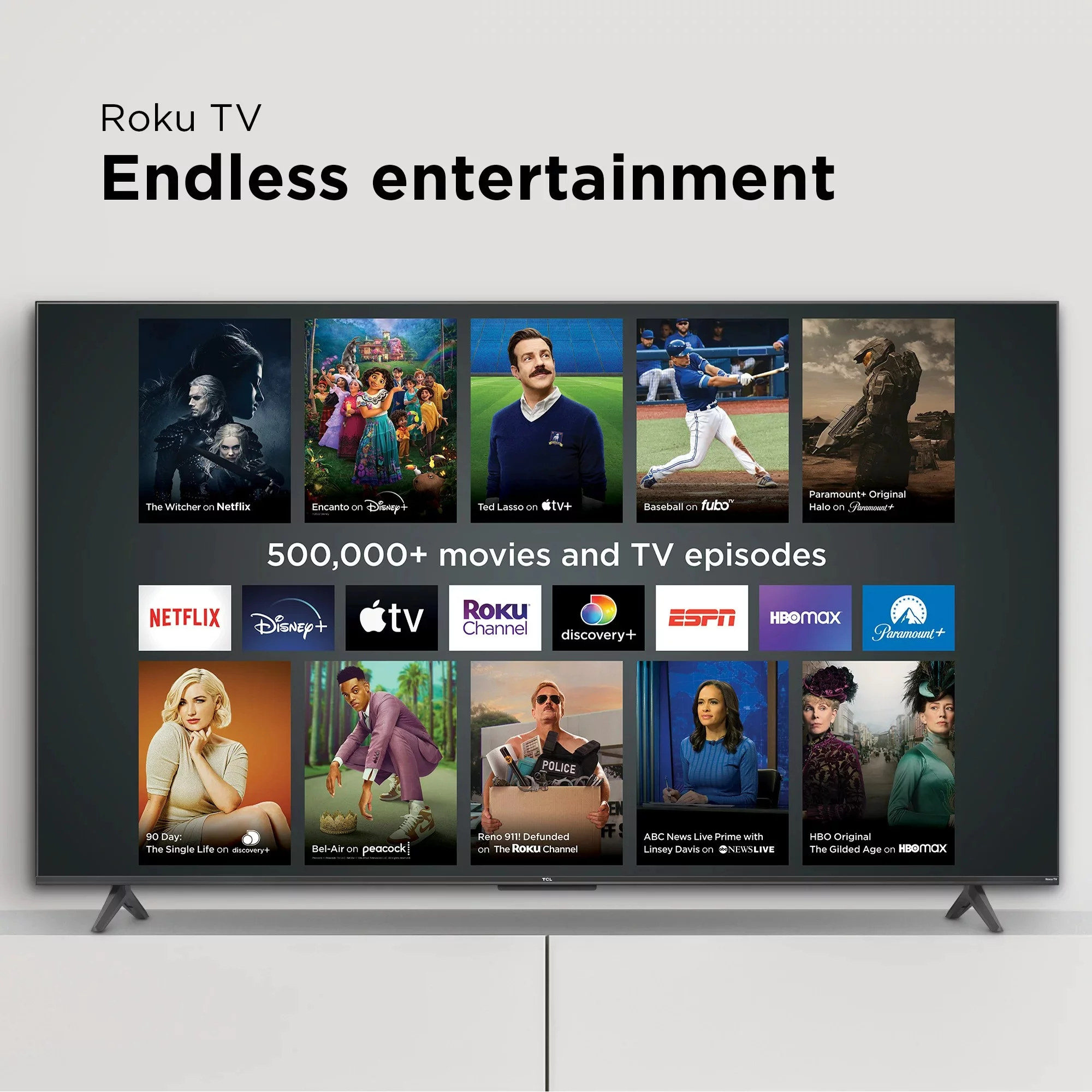 Restored TCL 43" Class 4K (2160p) Smart LED TV (43S451) (Refurbished)