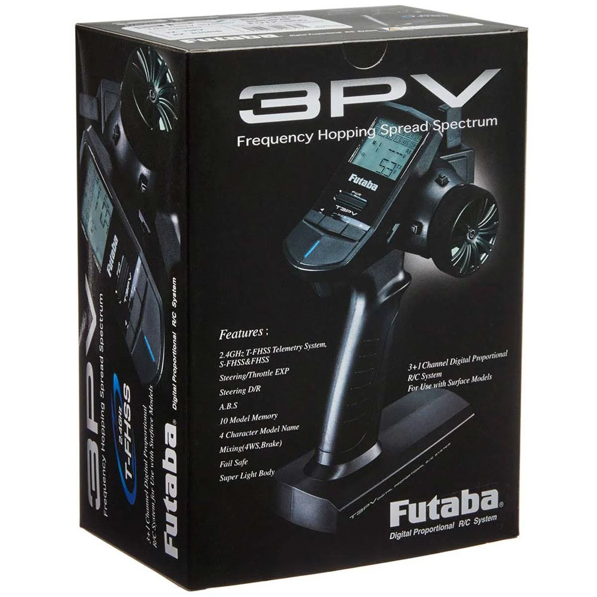 Futaba - 3PV 3-Channel 2.4Ghz S-FHSS Radio System w/ R203GF Receiver