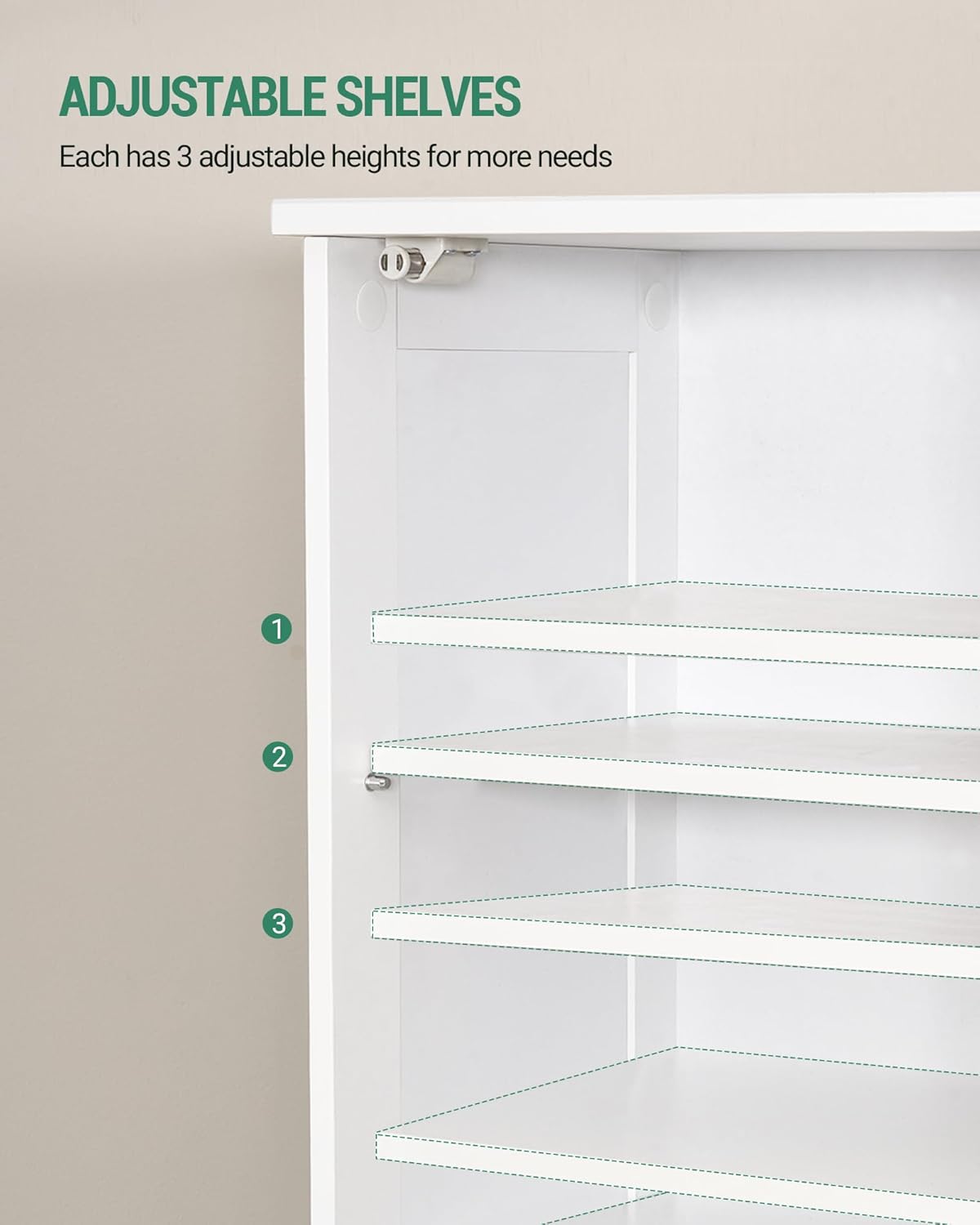71" Kitchen Pantry Storage Cabinet, Tall Storage Cabinet with Adjustable Shelves, 1 Drawer, 4 Doors, Freestanding Cupboards Sideboard for Dining Room, Living Room, Laundry, White PT18103X